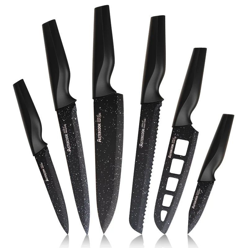 6PCS/   star Kitchen Knives Sets