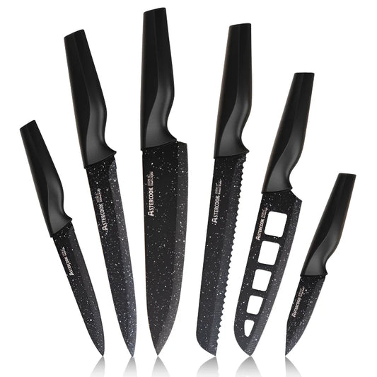 6PCS/   star Kitchen Knives Sets