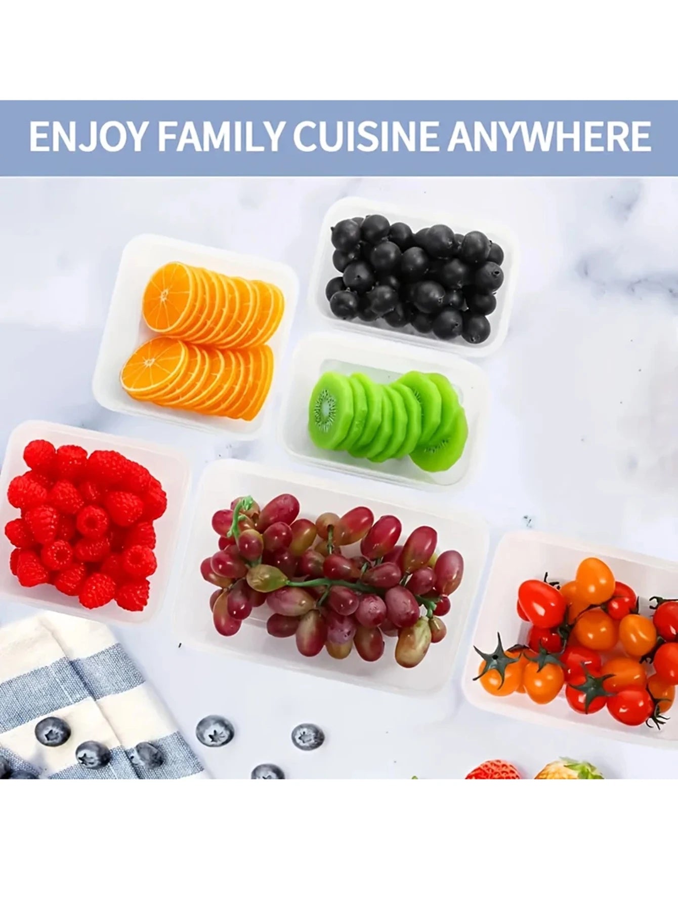12pcs/Sealed food storage container