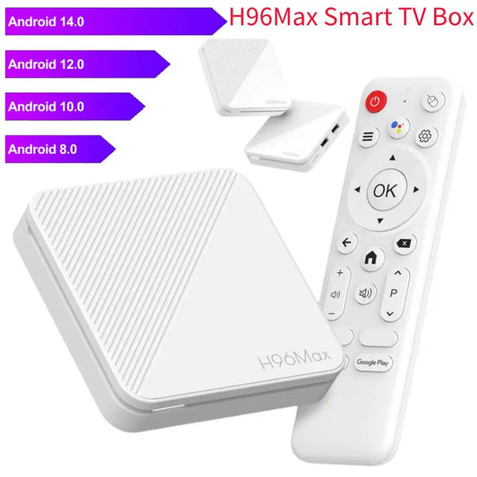 Android 14 TV Box 4K 2GB RAM 8GB/16GB ROM HD WiFi BT Quad Core Video Set Top TV Box H313