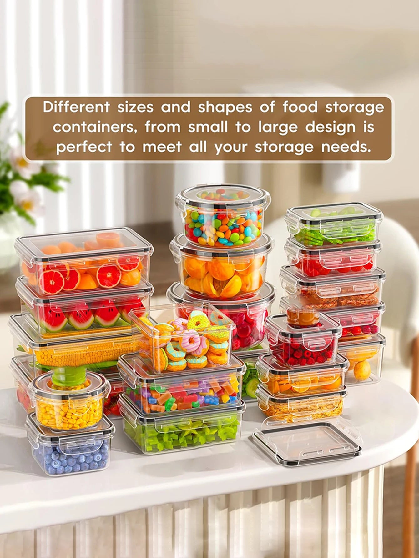 12pcs/Sealed food storage container