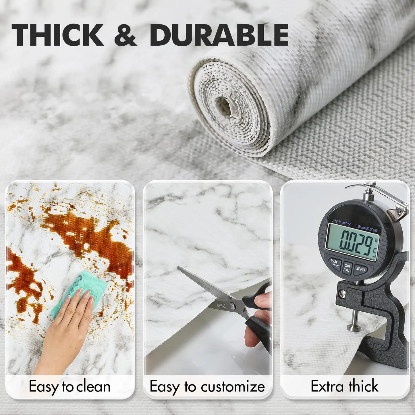 1pc Drawer and Shelf Liner for Kitchen Cabinet Non-Adhesive Non-Slip Waterproof Shelf Liner Easy to Clean for Shelves, Desks