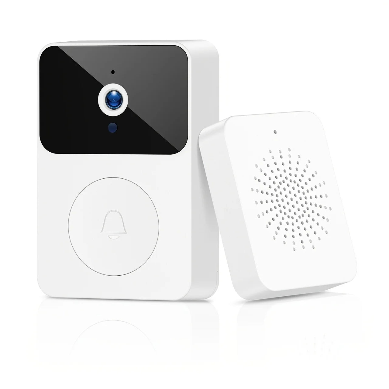 Doorbell Smart Home Door Bell Wireless Rechargeable Battery Outdoor HD  Two Way Audio Visual phone monitoring Doorbell