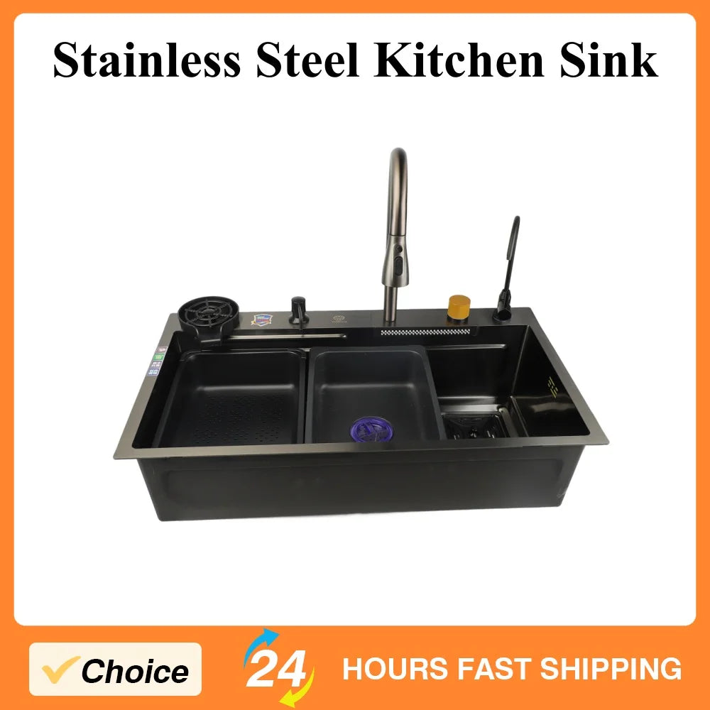 2025 The Newest  Thickened Large Capacity Undermount Stainless Steel Sink