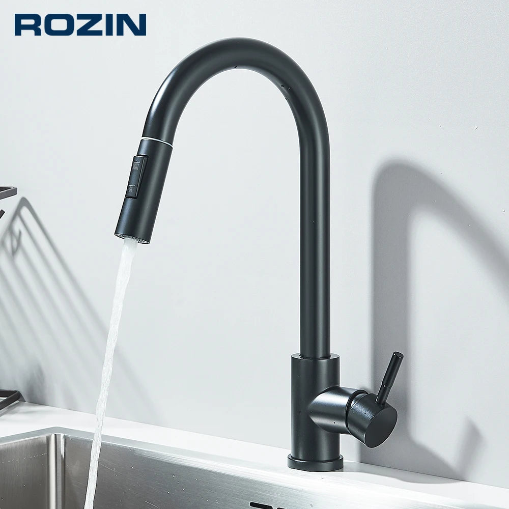 Black Pull Out Kitchen faucet