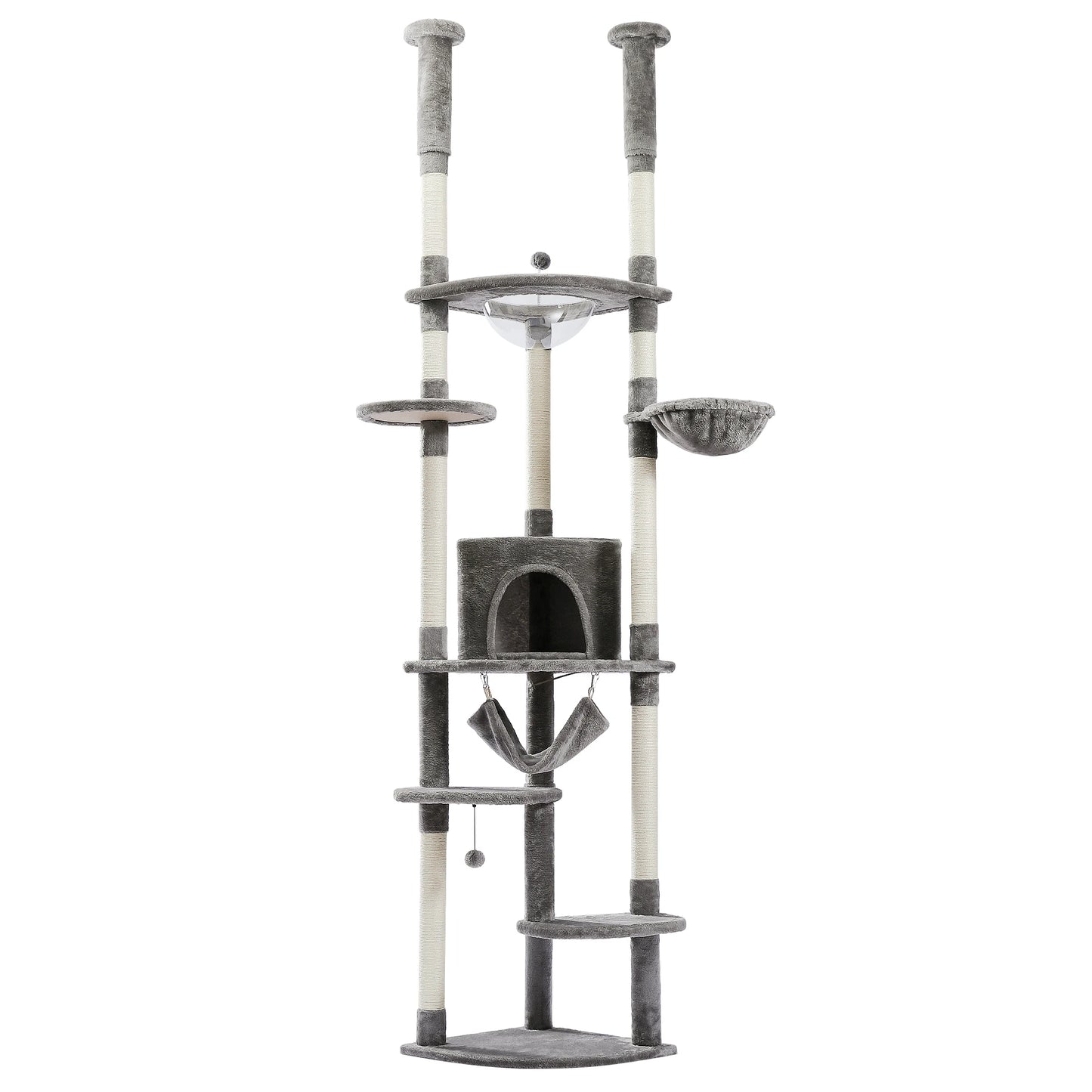 Safe Adjustable  236-258cm  Cat Tree Tower