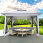 12x12 Pop up Gazebo on Clearance with Mosquito Netting,