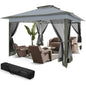 12x12 Pop up Gazebo on Clearance with Mosquito Netting,