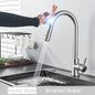 Black Pull Out Sensor Kitchen Faucet Touch Control Faucet