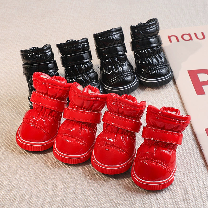 Teddy Puppy Winter General Breathable 4-Piece Shoes