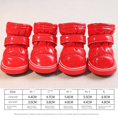 Teddy Puppy Winter General Breathable 4-Piece Shoes