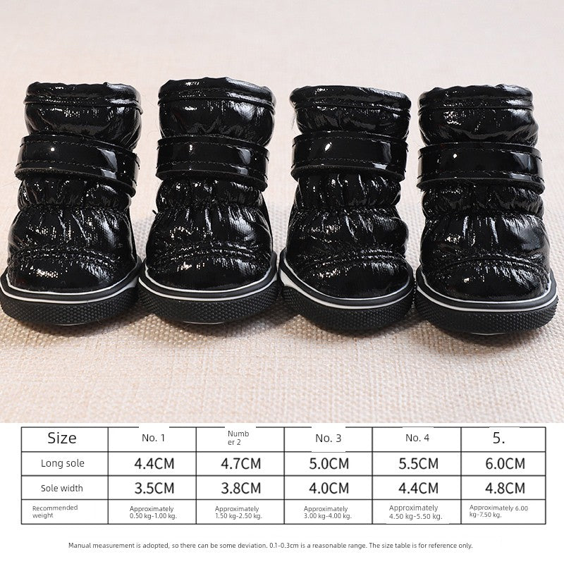 Teddy Puppy Winter General Breathable 4-Piece Shoes