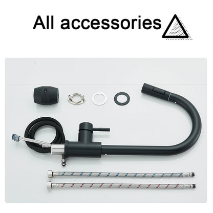 Black Pull Out Kitchen faucet