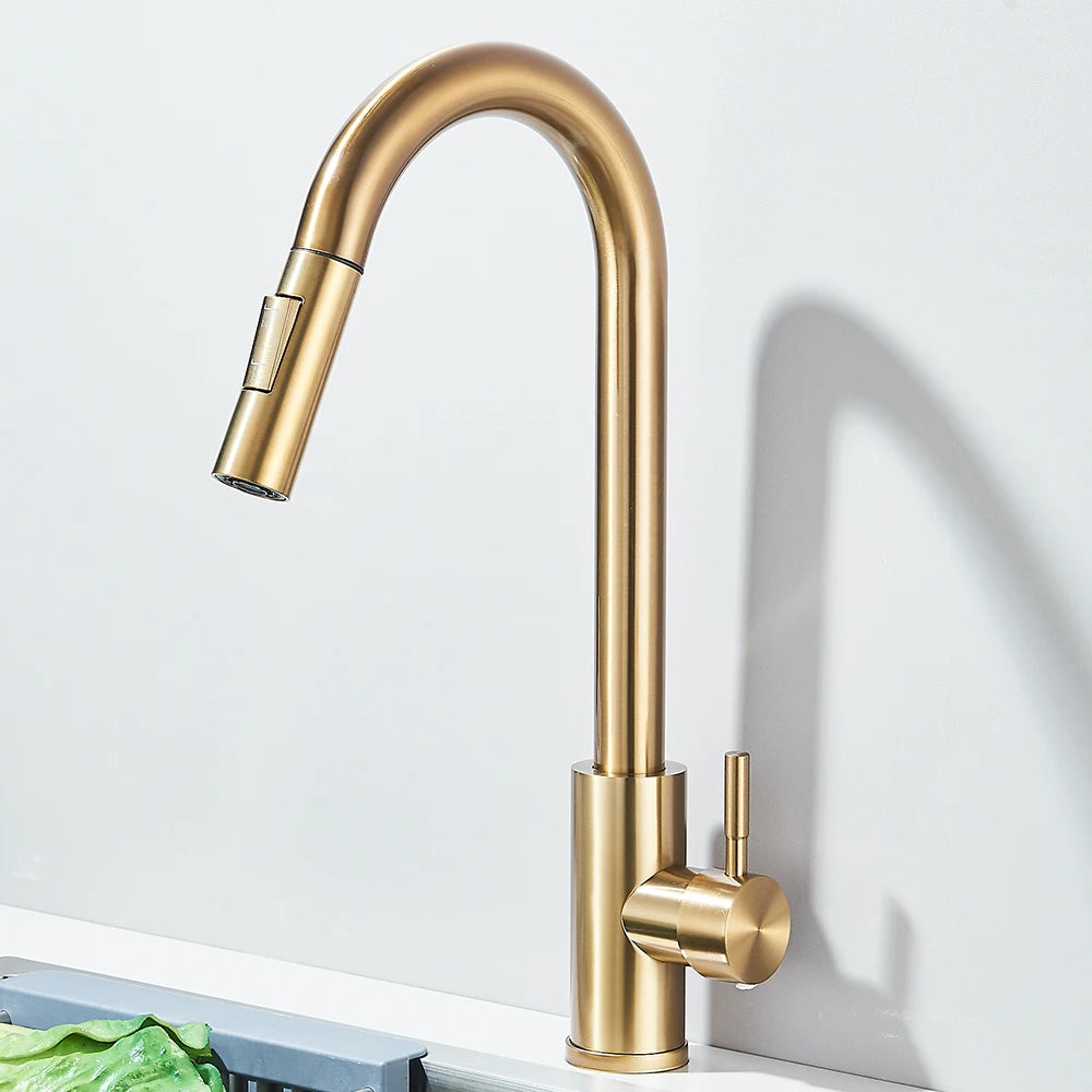 Pull Down Kitchen Sink Faucet