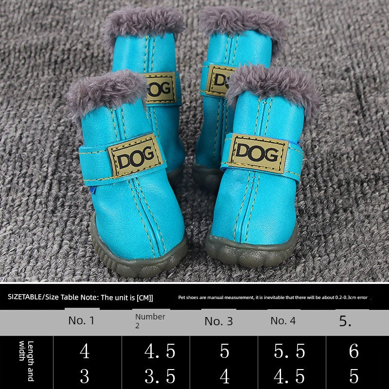 Teddy Puppy Winter General Breathable 4-Piece Shoes