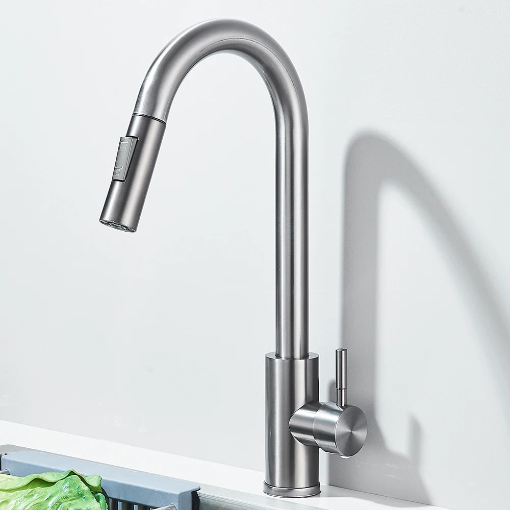 Pull Down Kitchen Sink Faucet