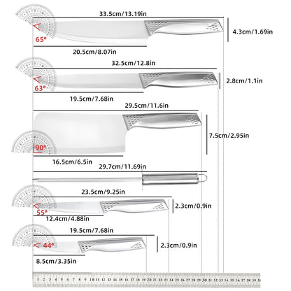 8pcs Kitchen Knives
