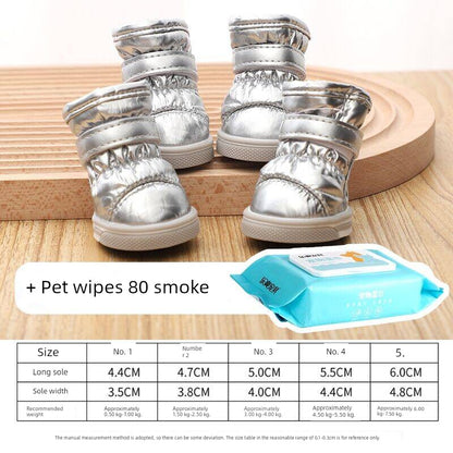 Teddy Puppy Winter General Breathable 4-Piece Shoes