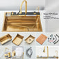 Golden Smart Digital Display Integrated Kitchen