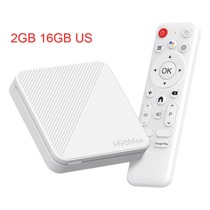 Android 14 TV Box 4K 2GB RAM 8GB/16GB ROM HD WiFi BT Quad Core Video Set Top TV Box H313