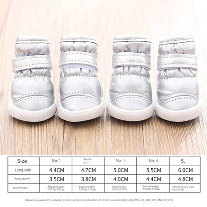 Teddy Puppy Winter General Breathable 4-Piece Shoes