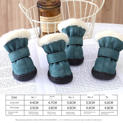 Teddy Puppy Winter General Breathable 4-Piece Shoes
