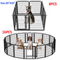 Dog Playpen with Door, Outdoor/Indoor Foldable Metal ,