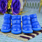 4 Pcs/Set Winter Pet Dog Shoes For Small Dogs Warm Fleece