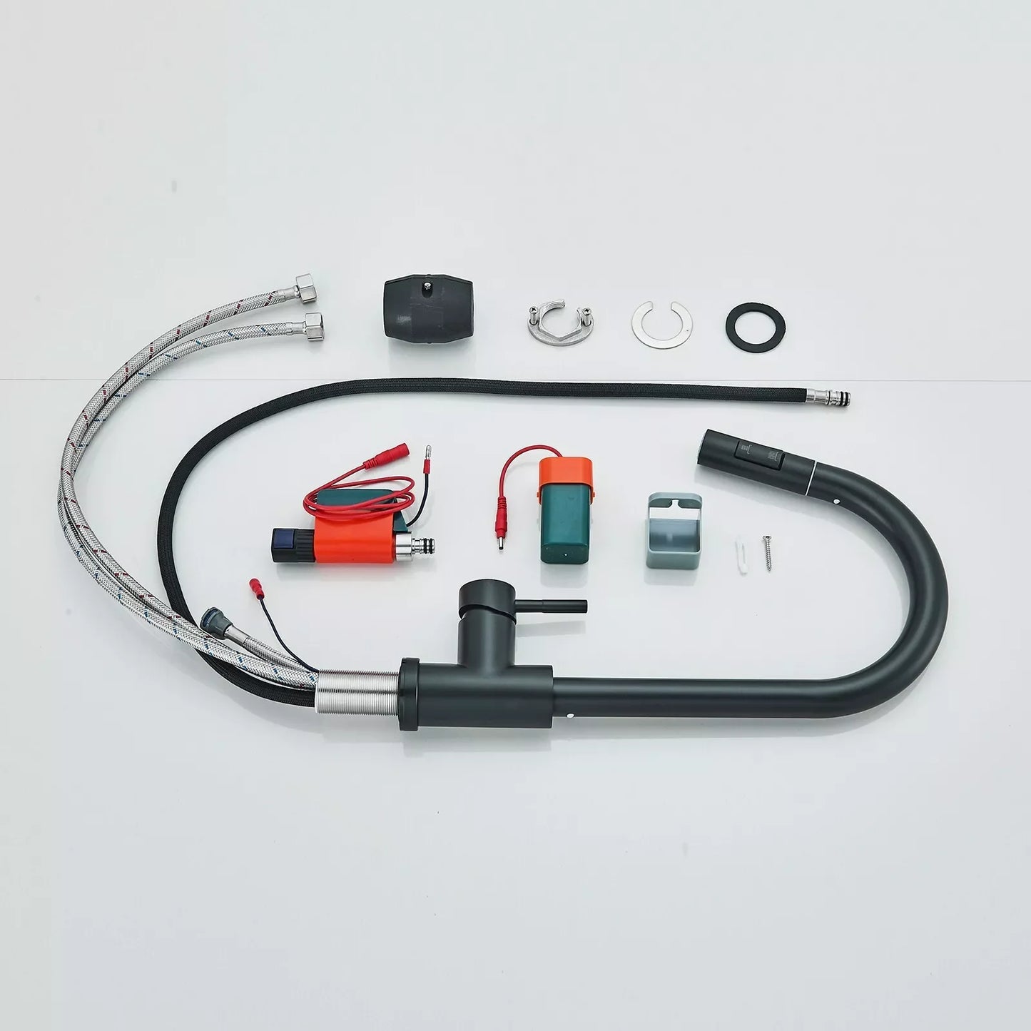 Black Pull Out Sensor Kitchen Faucet Touch Control Faucet