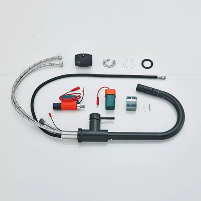 Black Pull Out Sensor Kitchen Faucet Touch Control Faucet