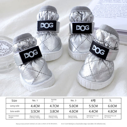 Teddy Puppy Winter General Breathable 4-Piece Shoes