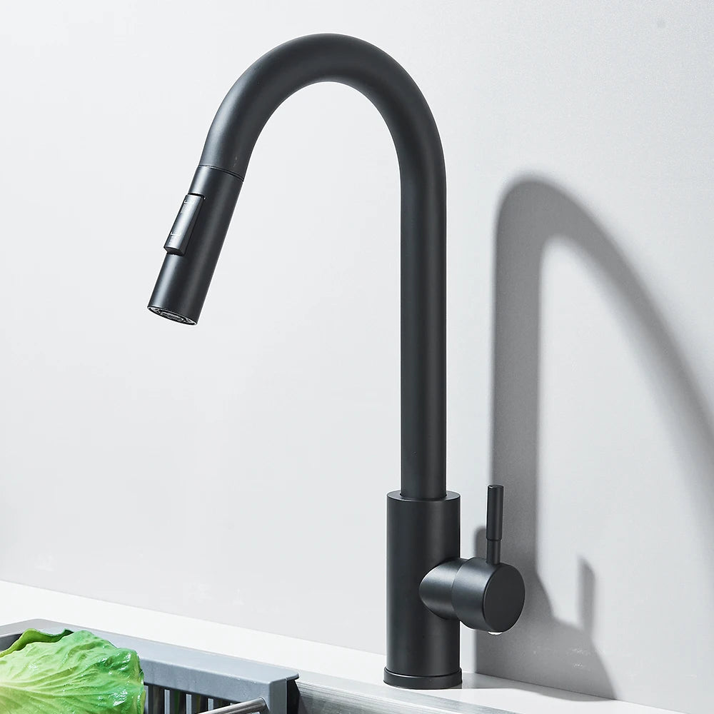 Pull Down Kitchen Sink Faucet