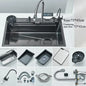 304 Stainless Steel Waterfall Kitchen