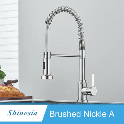 Shinesia Black Kitchen Faucet Stainless Steel