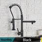 Popular Kitchen Spring Sink Faucet Modern Free Rotation Pull Down Spout