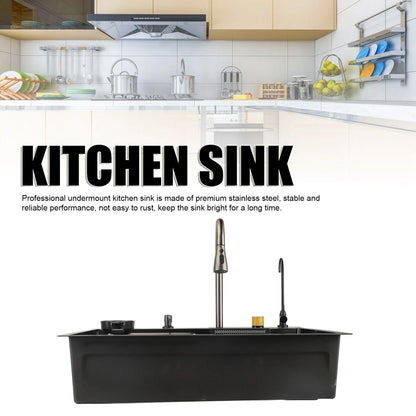 2025 The Newest  Thickened Large Capacity Undermount Stainless Steel Sink