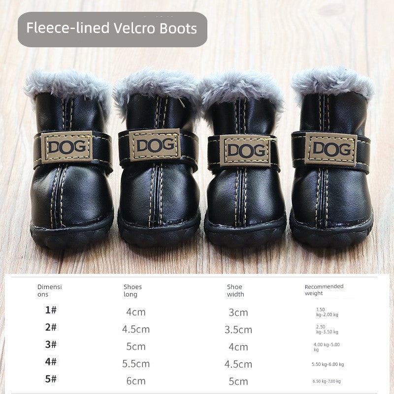 Teddy Puppy Winter General Breathable 4-Piece Shoes