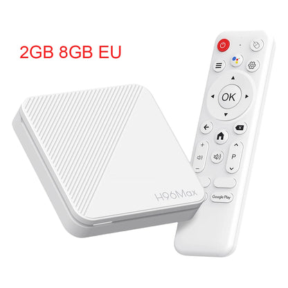 Android 14 TV Box 4K 2GB RAM 8GB/16GB ROM HD WiFi BT Quad Core Video Set Top TV Box H313