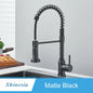 Shinesia Black Kitchen Faucet Stainless Steel