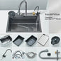 304 Stainless Steel Waterfall Kitchen