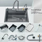 304 Stainless Steel Waterfall Kitchen