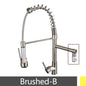 Popular Kitchen Spring Sink Faucet Modern Free Rotation Pull Down Spout