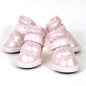 4 Pcs/Set Winter Pet Dog Shoes For Small Dogs Warm Fleece