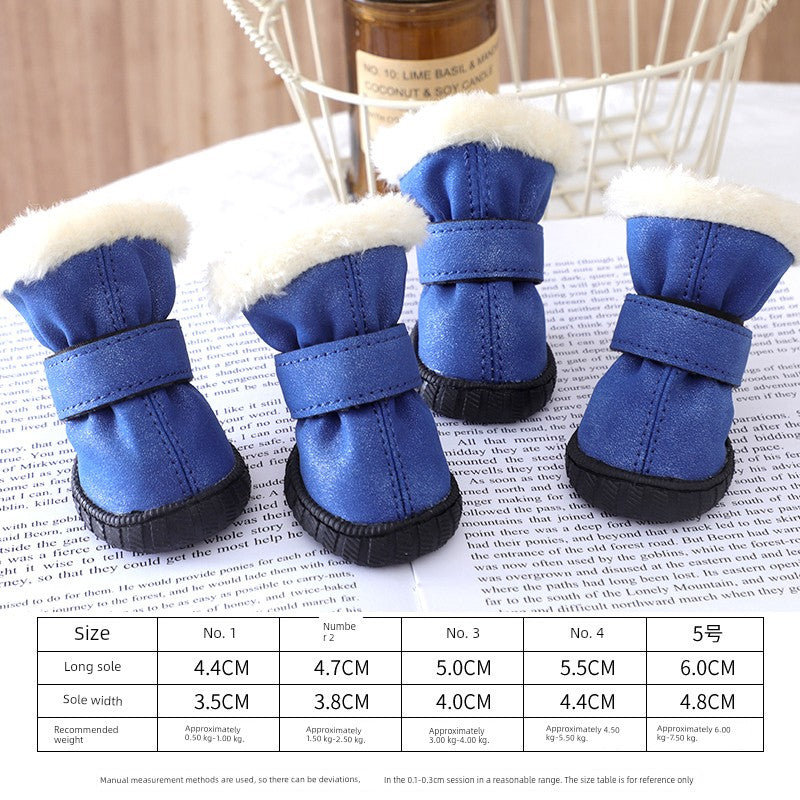Teddy Puppy Winter General Breathable 4-Piece Shoes