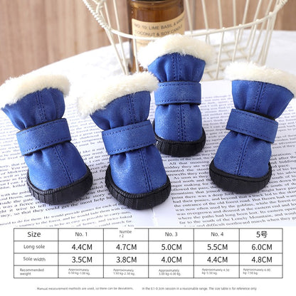 Teddy Puppy Winter General Breathable 4-Piece Shoes