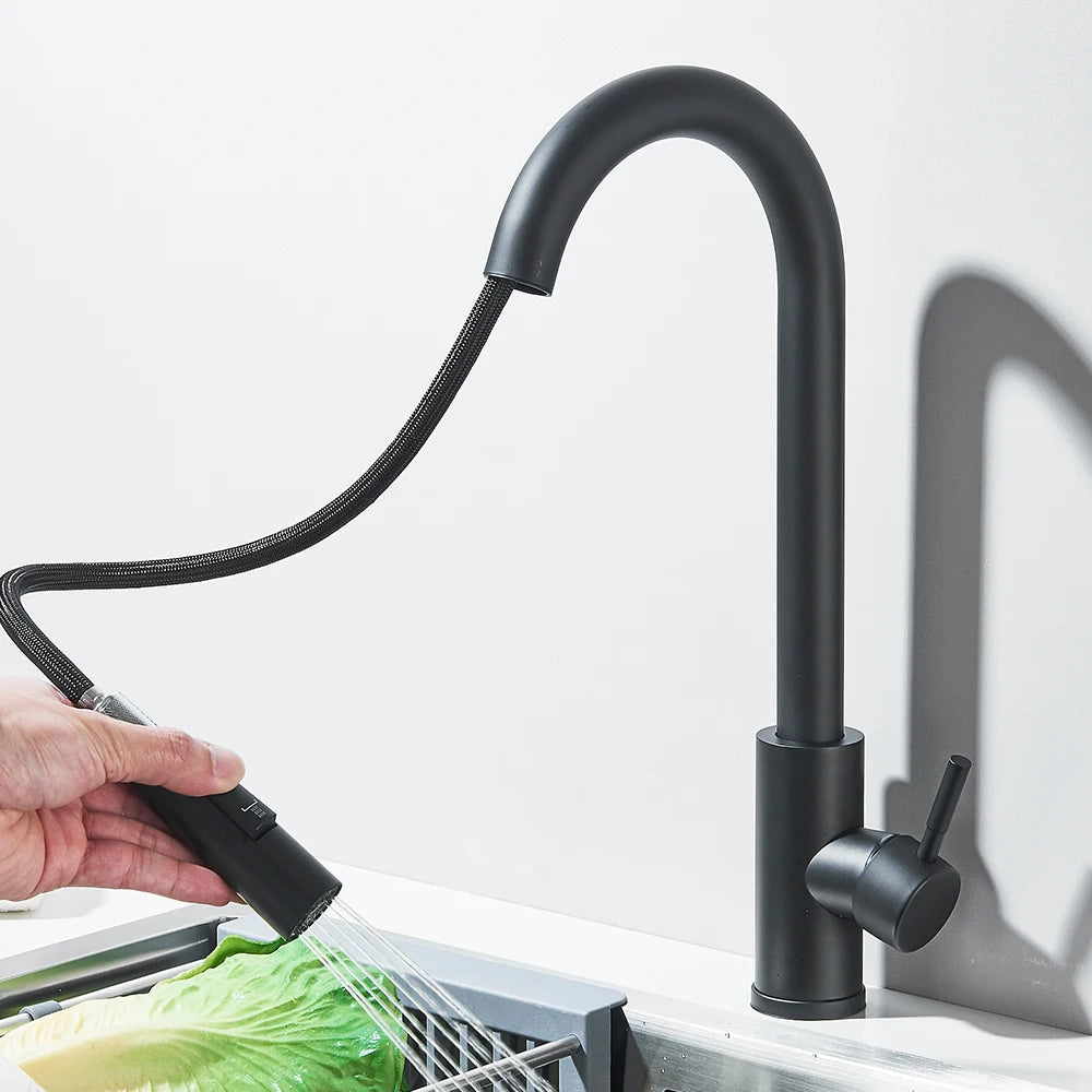 Pull Down Kitchen Sink Faucet