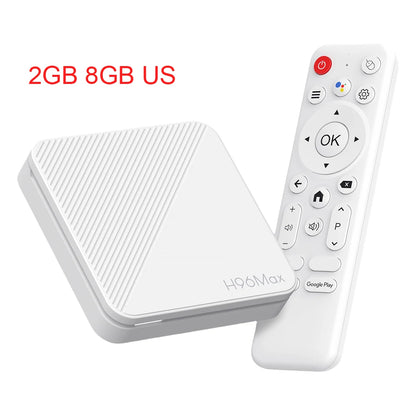 Android 14 TV Box 4K 2GB RAM 8GB/16GB ROM HD WiFi BT Quad Core Video Set Top TV Box H313