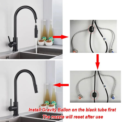 Pull Down Kitchen Sink Faucet