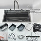 304 Stainless Steel Waterfall Kitchen