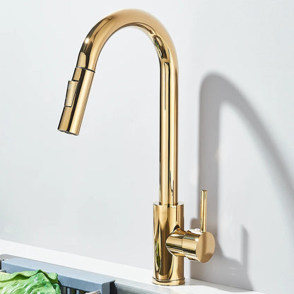 Pull Down Kitchen Sink Faucet